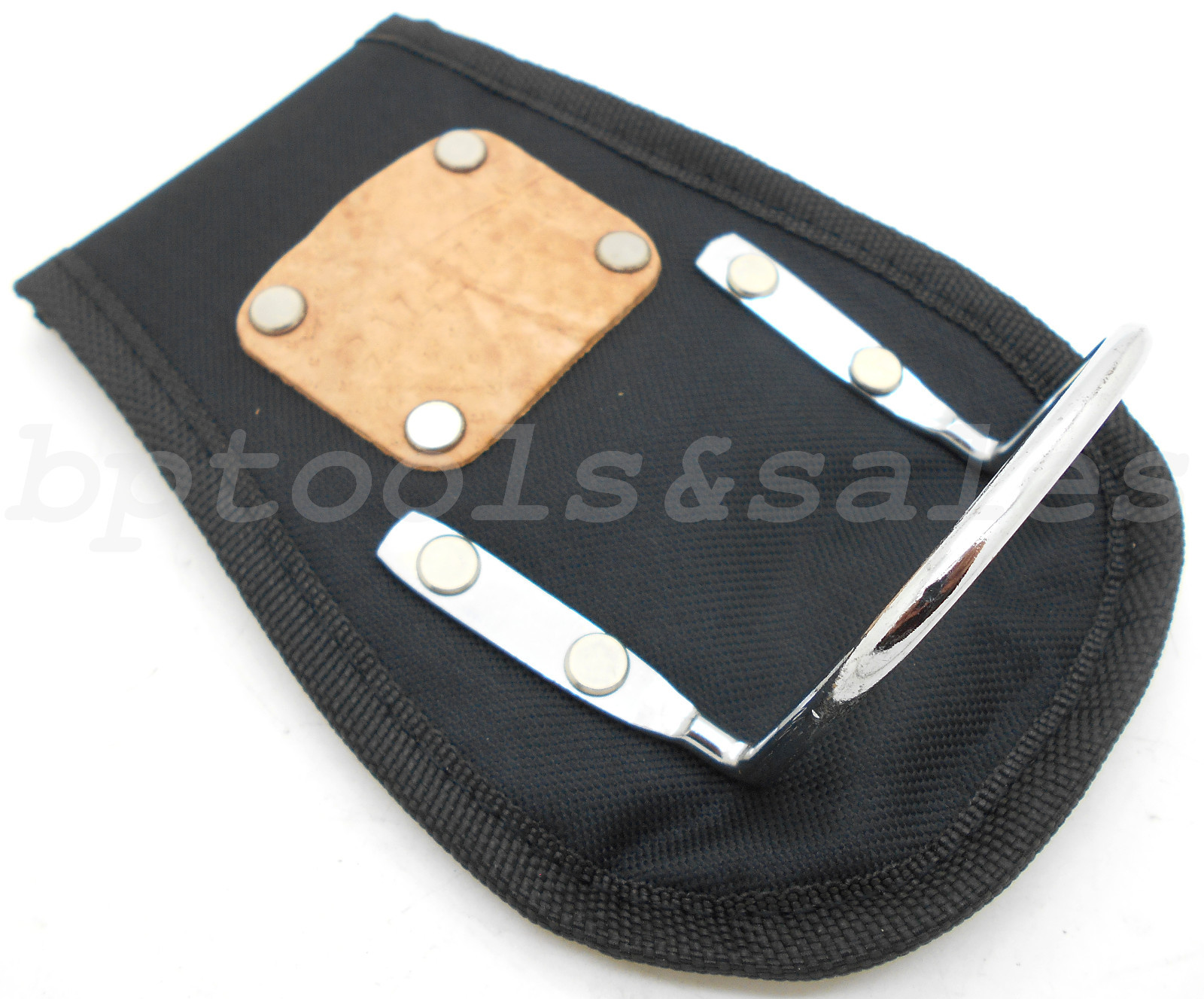 Hammer Holder fits 3″ Tool Belt Heavy Duty Padded Leather Nail Clip New