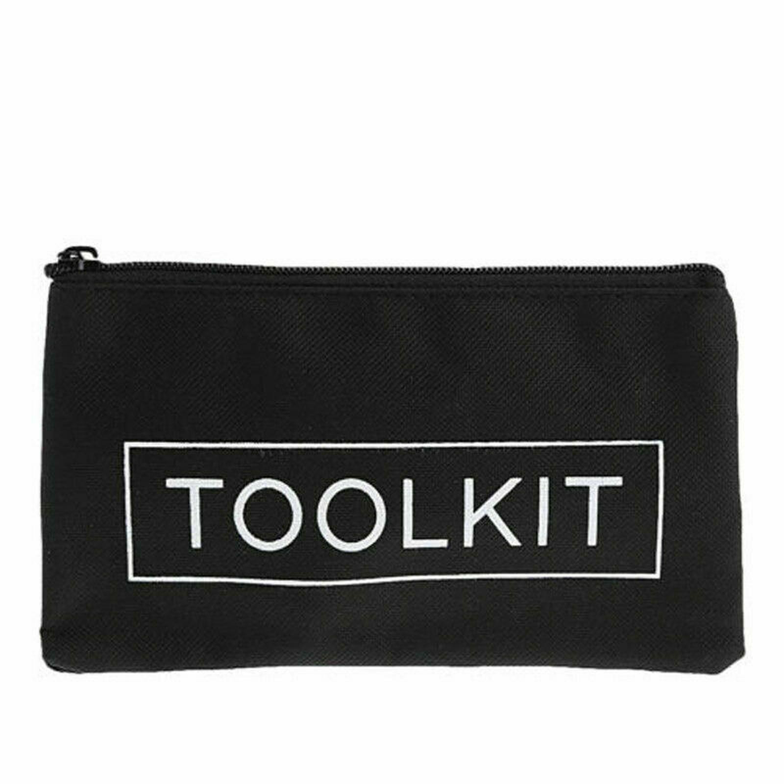 2Pack Lightweight Waterproof Oxford Cloth 600D Zipper Tools Pouch Storage Bag