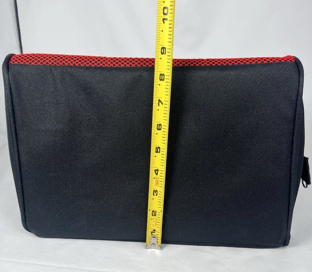 NWT Craftsman 13 in W X 9.75 in H Wide Mouth Tool Bag 6 Pocket Black/Red 513100