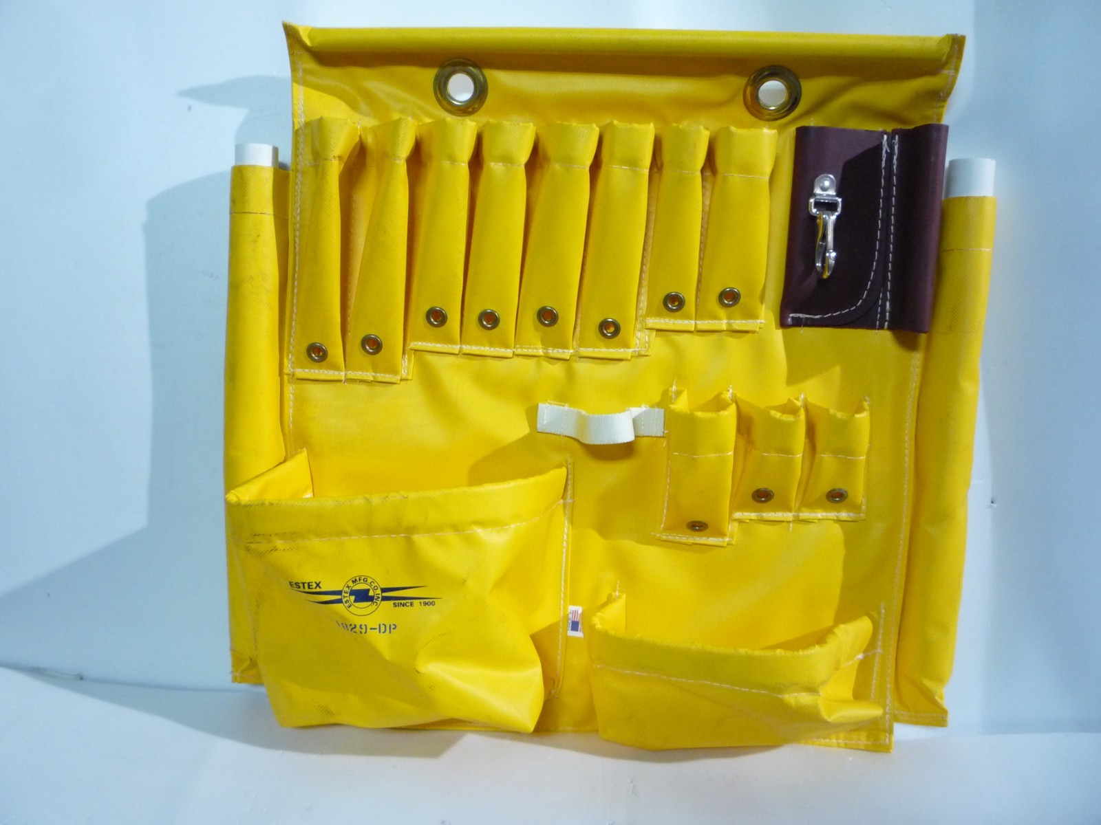 ESTEX 1829-DP Aerial Tool Apron Vinyl Coated Nylon and Canvas