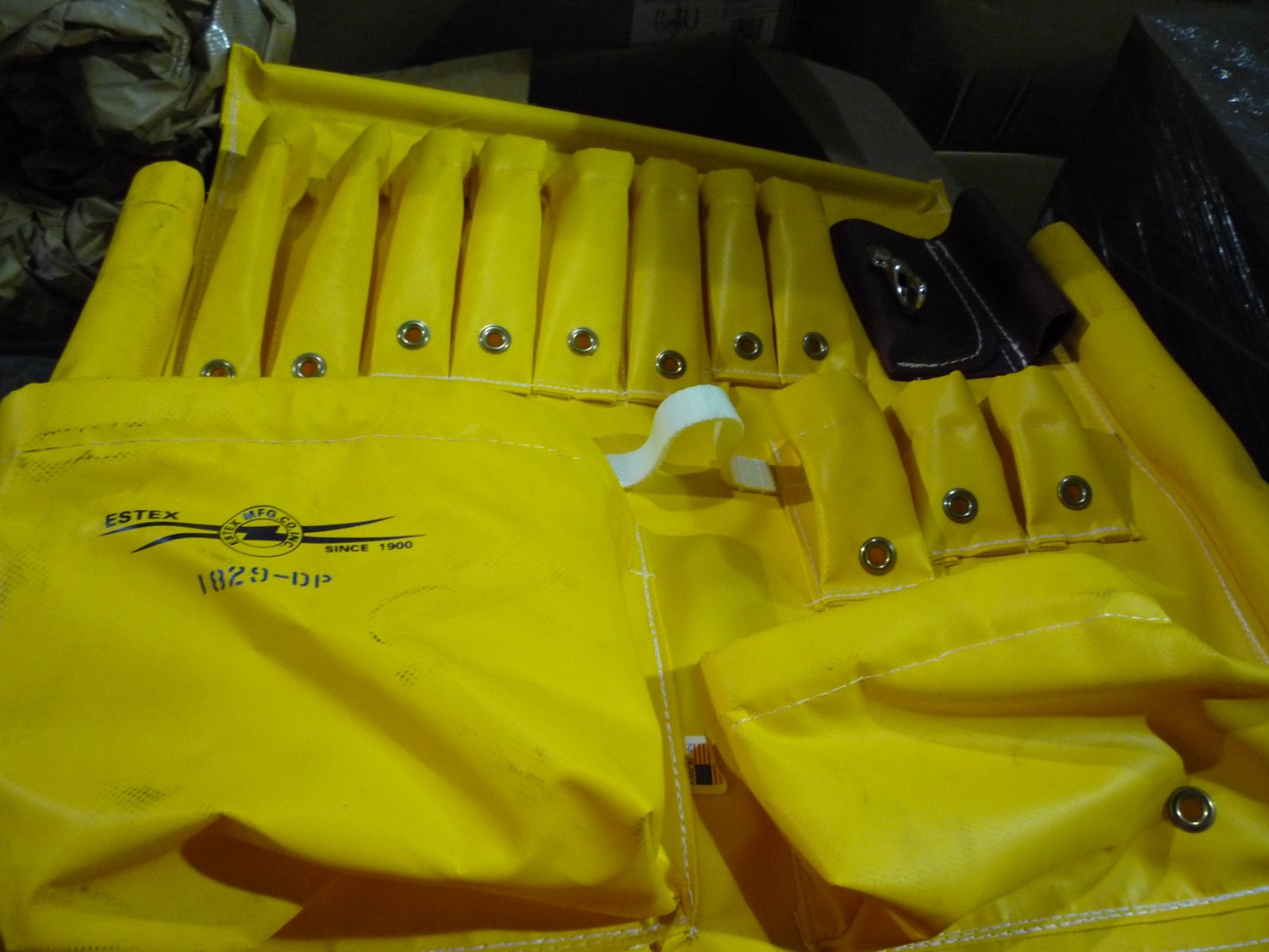 ESTEX 1829-DP Aerial Tool Apron Vinyl Coated Nylon and Canvas