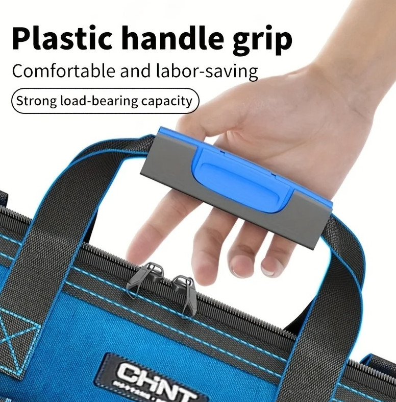 1pc Large Waterproof Multi-Pocket Tool Bag for Electrician & Mechanics – NEW
