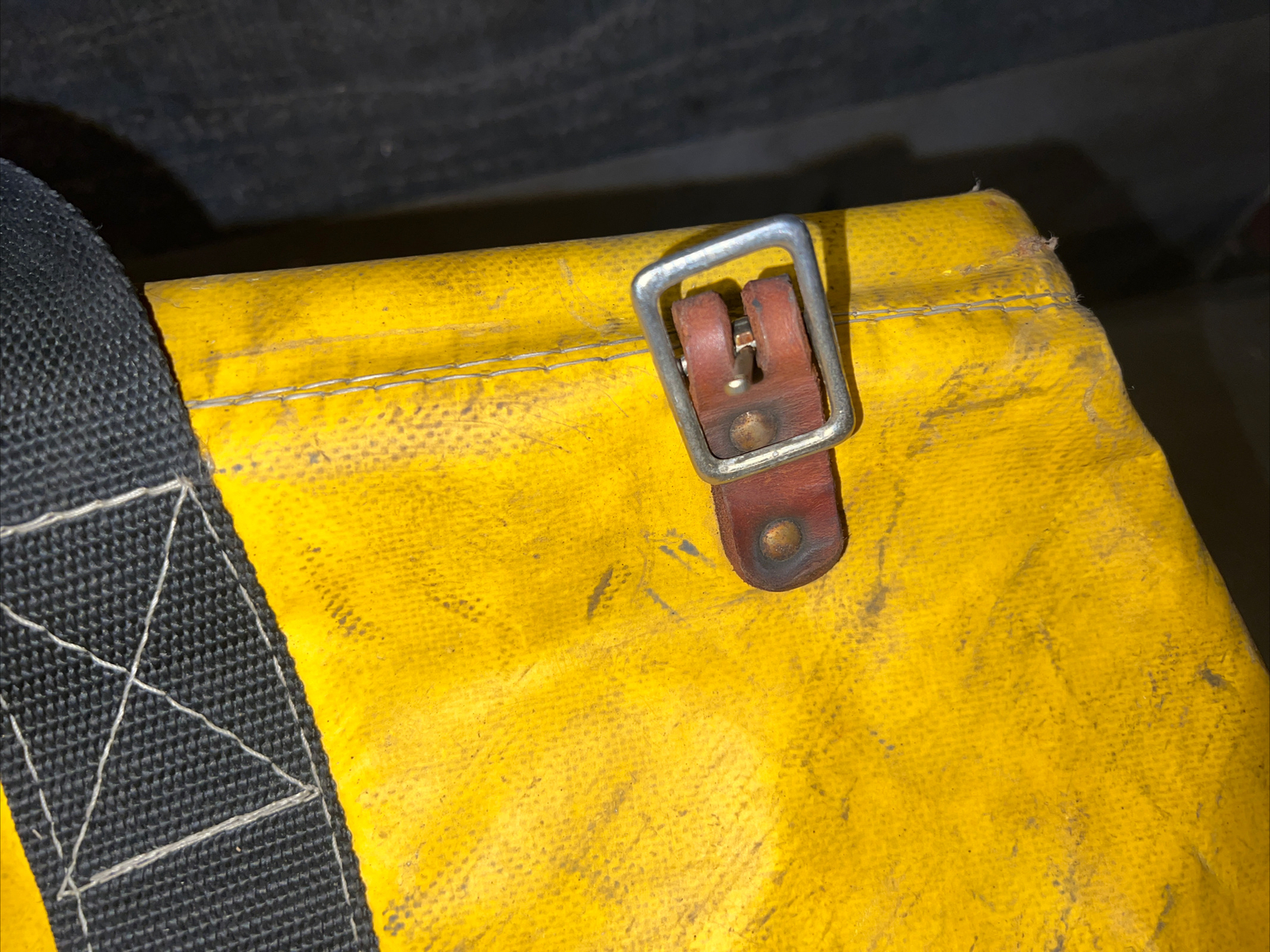 Vintage ESTEX Electric Co tool bag 2190-YELLO since 1900 USA MADE
