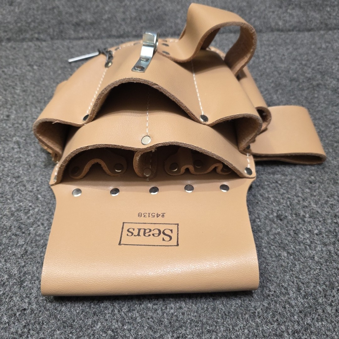 Sears 945138 USA Electrician’s Construction Eork Tool Pouch For Belt Vintage NOS