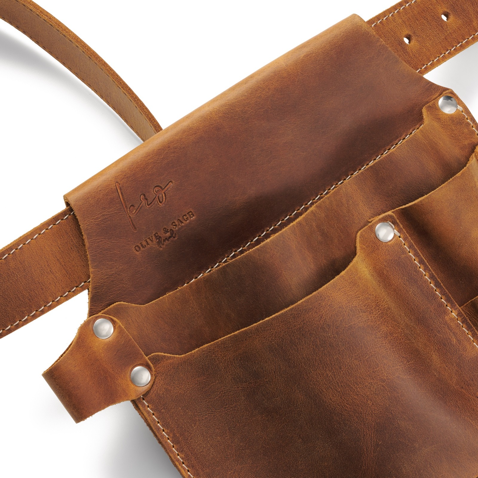 Adjustable Garden Belt — Leather Tool Belt. FLORIST tool belts. Leather belt.