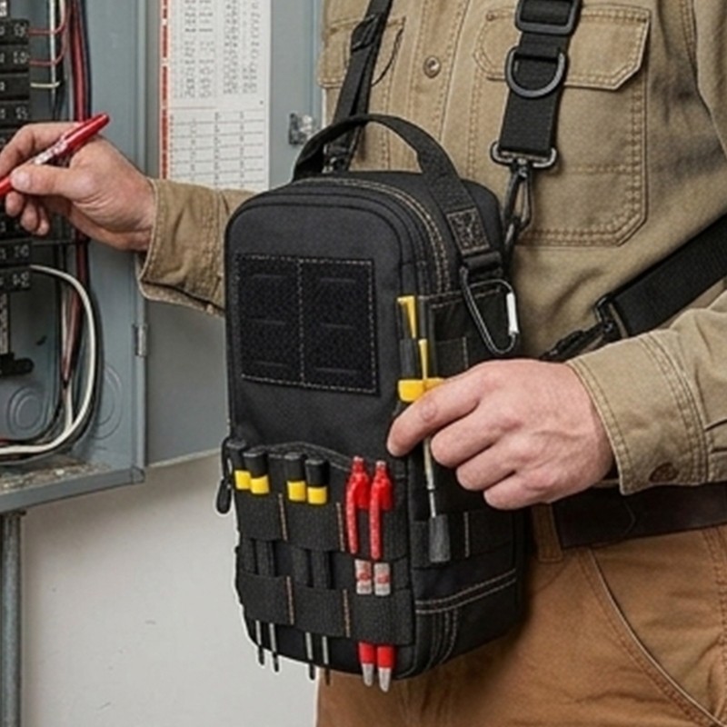 Space Saving Workshop Essential Bag with Reinforced Seams for Heavy Duty Use