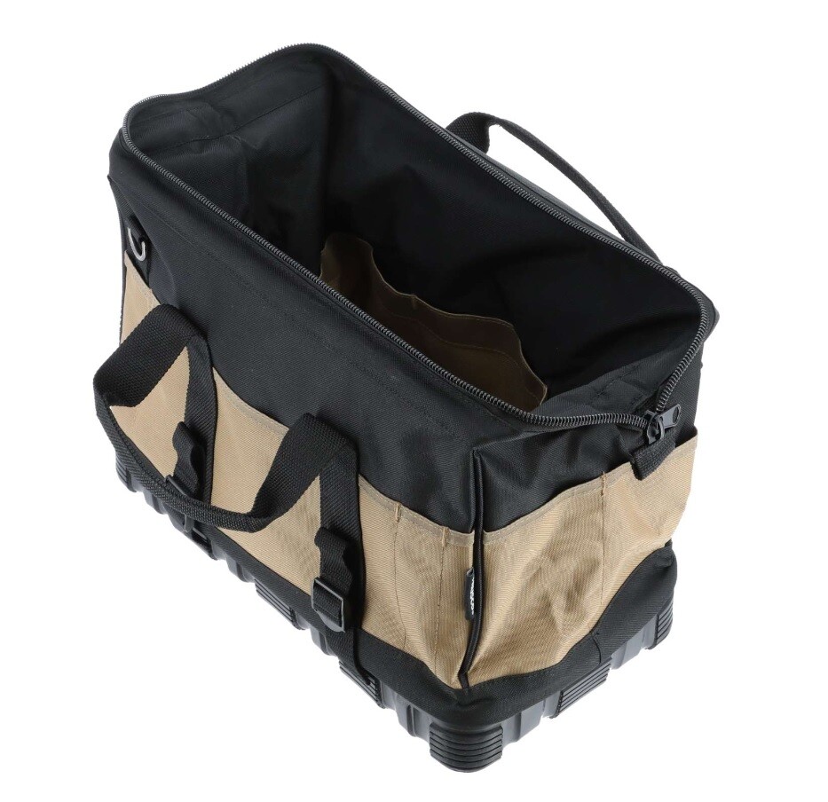 TRUSCO TOOL BAG RUBBER BOTTOM TYPE (390x210x300mm) TTB-400R