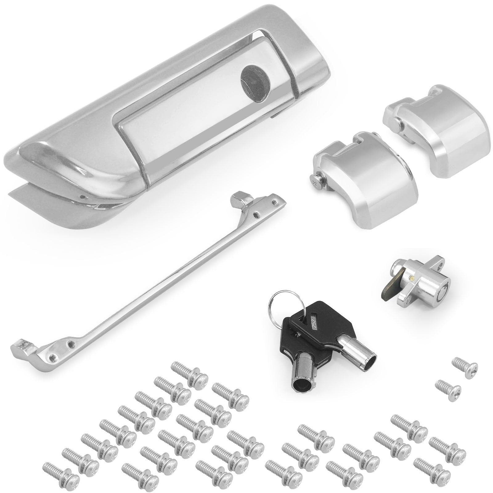Tour Trunk Latches Tour Trunk Lid Latch with Keys Fit for Harley Touring Road…