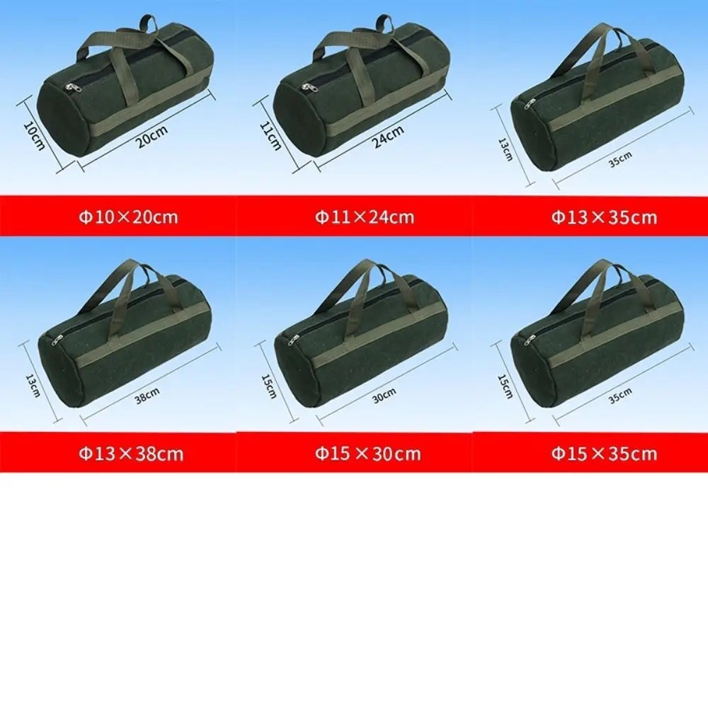 Heavy Duty Canvas Tool Storage Bag Portable Hardware Organizer Large Capacity