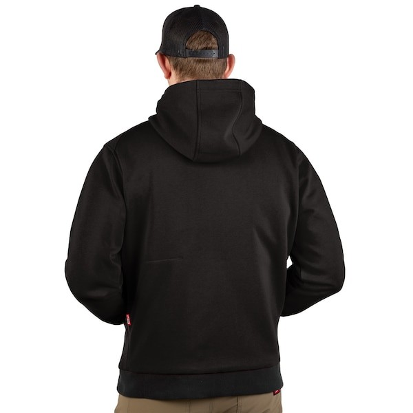 Milwaukee Tool M200b-212X Men’s Heated Hoodie, Up To 8 Hours Time, Zipper