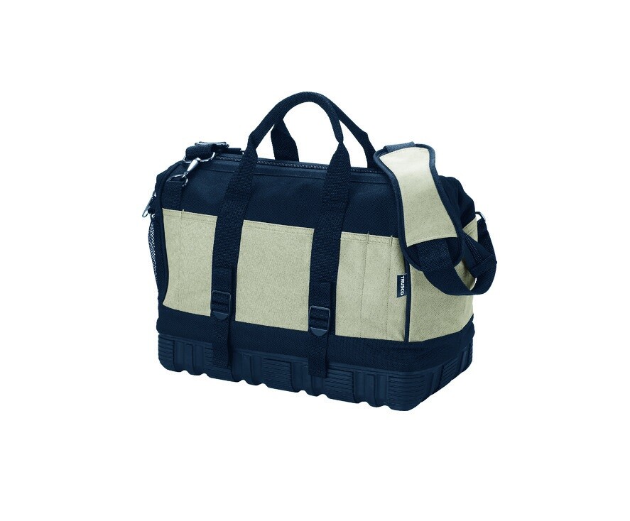 TRUSCO TOOL BAG RUBBER BOTTOM TYPE (390x210x300mm) TTB-400R