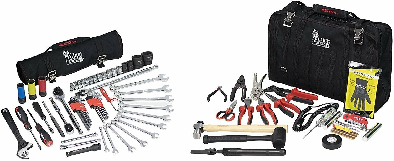 BOXO USA Heavy Duty Off-Road KOH Tool Bag & 80 Piece Tool Set PA917