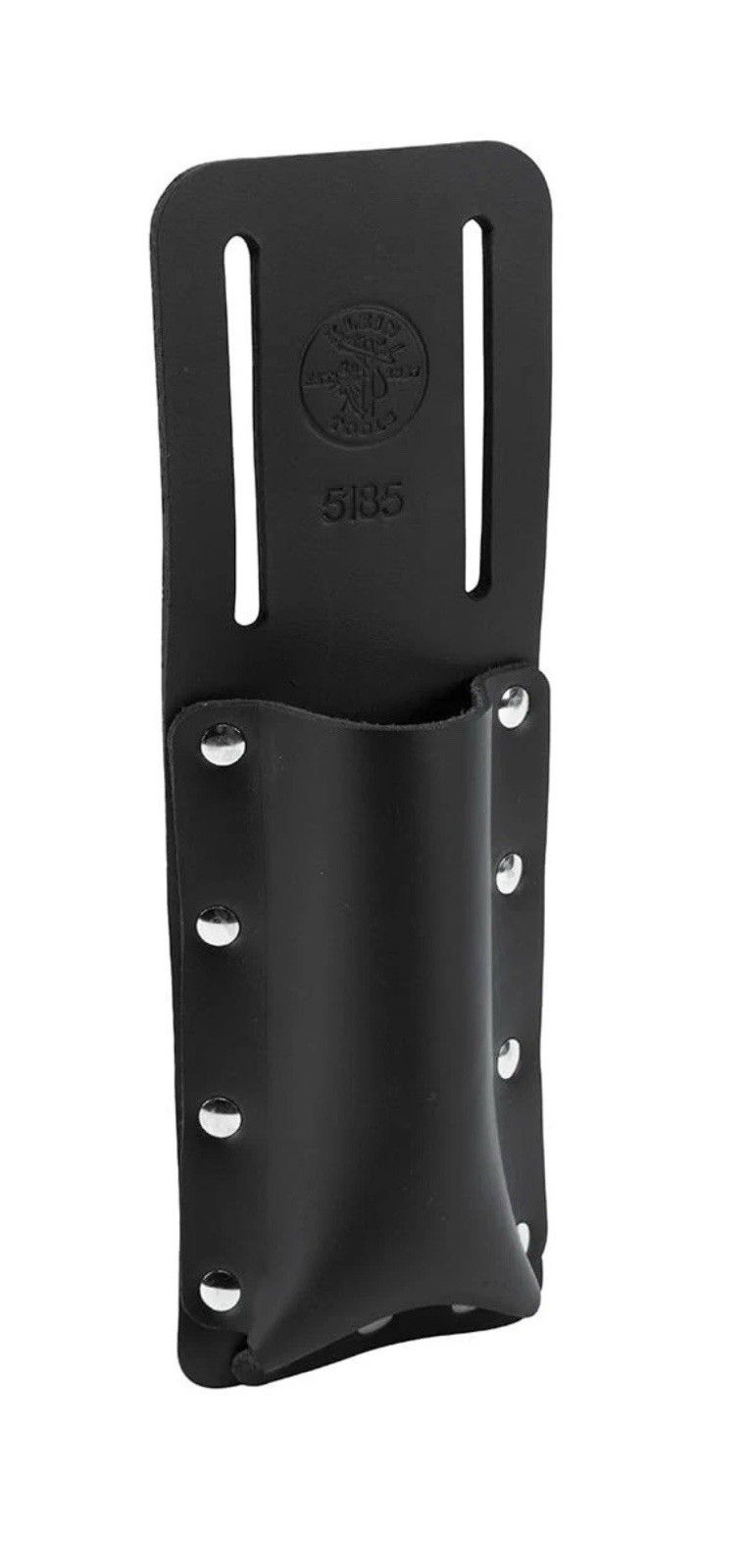 Klein Tools 5185 Leather Utility Knife Holder Pouch Fits 2.5 Inch Belts Black