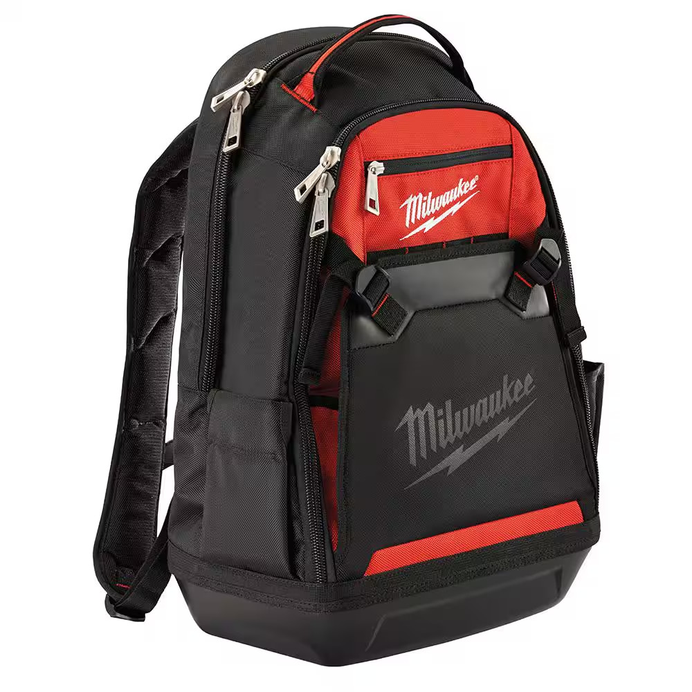 10 In. Jobsite Backpack with 7-Pocket Compact Utility Pouch