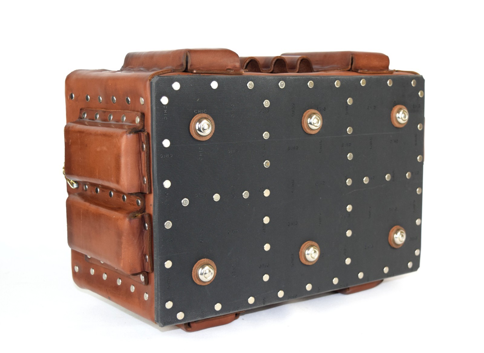 Electrician Leather Tool Bag Tuff-Tote Journeyman’s Stronghold tote 9X14-RNP