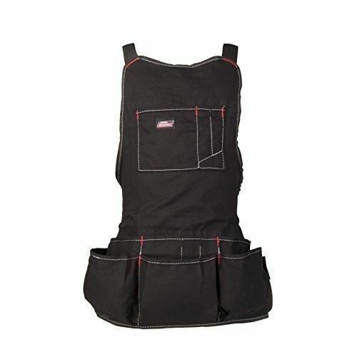 Dickies Black 16 Pocket Bib-Style Carpenter’s Craftsmen’s Apron Tool Belt 57081