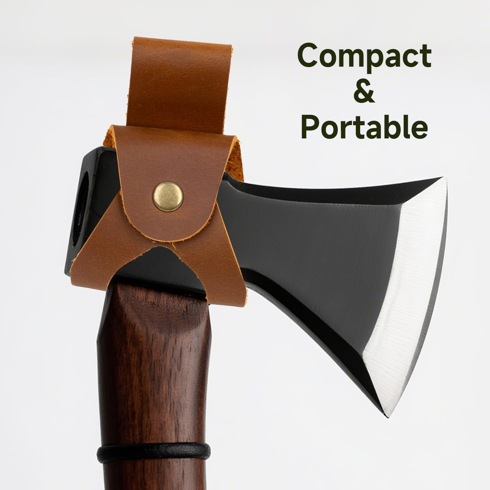 Short Style Leather Hatchet Cover with Belt Clip, Durable Leather Axe Sheath …