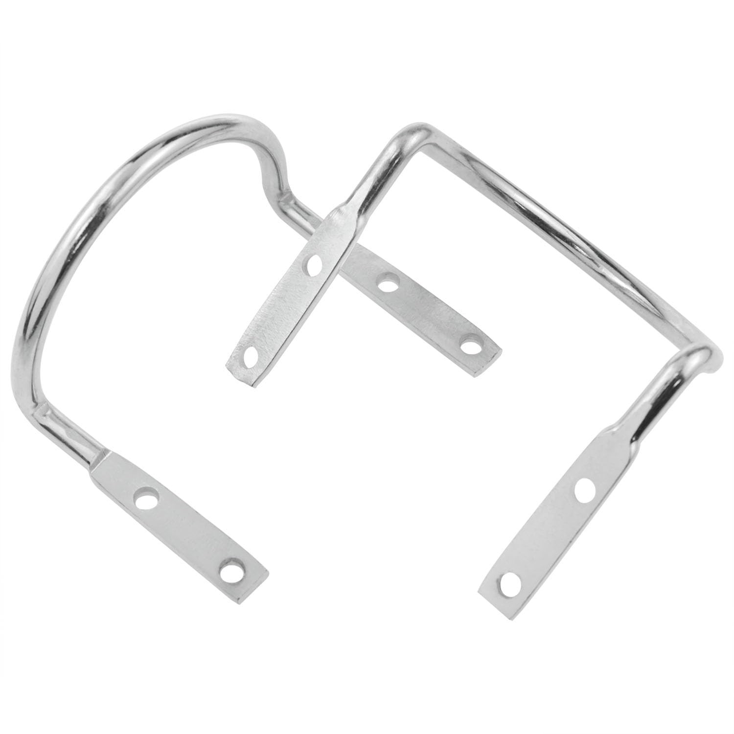 Silver Hammer Holder Drill Tool Belt Holster Rivets Axes Hand Tools 4 PCS