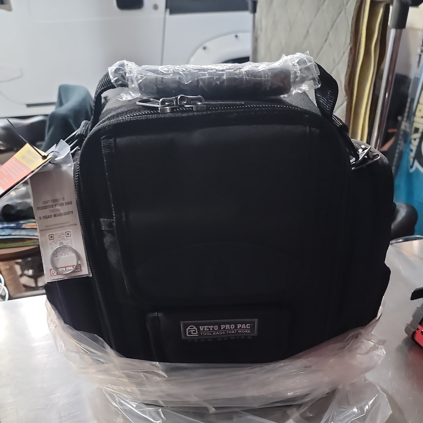 Veto Pro Pac MB5B BLACKOUT Meter Bag Base and Removable Backpack Straps
