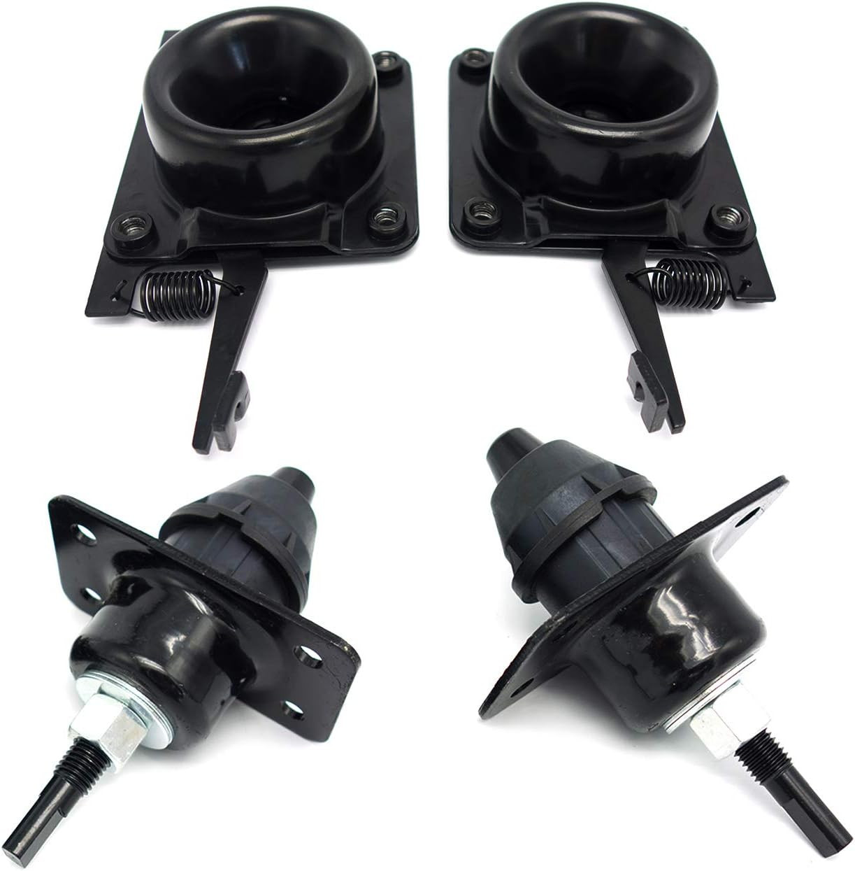 Hood Release SET (4 PCS) Upper & Lower Latches, Fit for Volvo Truck VN VNL(#2049