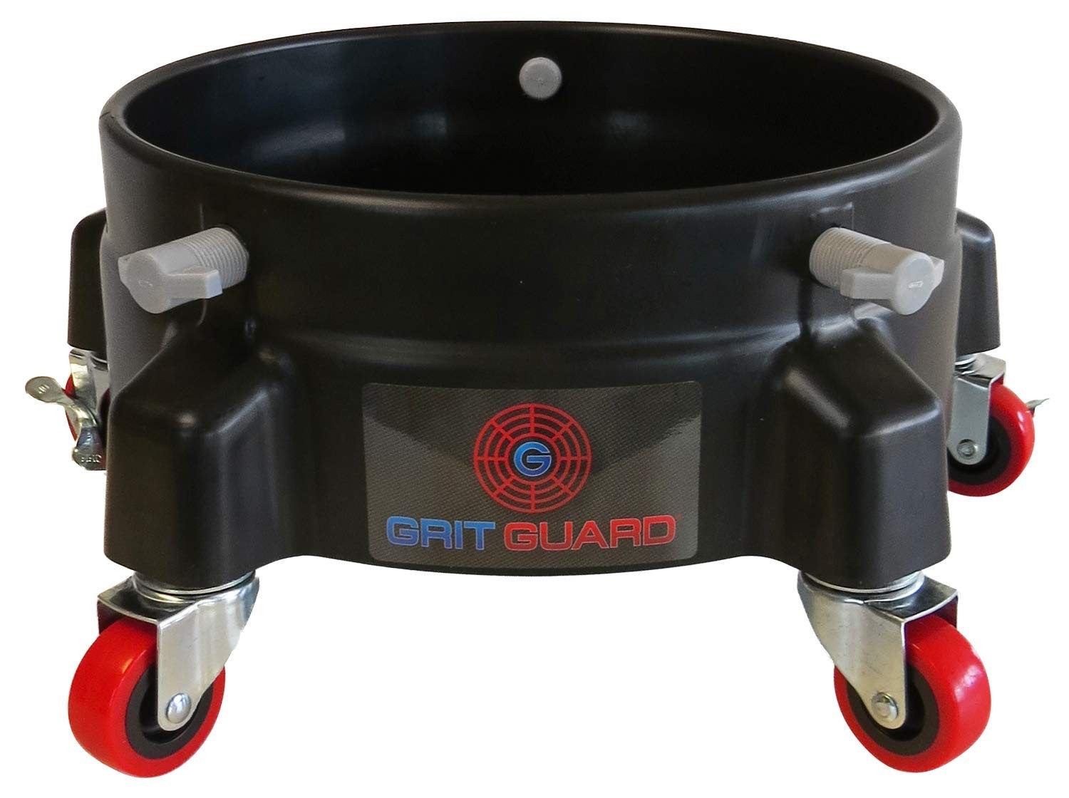 GRIT GUARD Bucket Dolly with Wheels – Rolling Detailing Wash Bucket with 5 Wh…