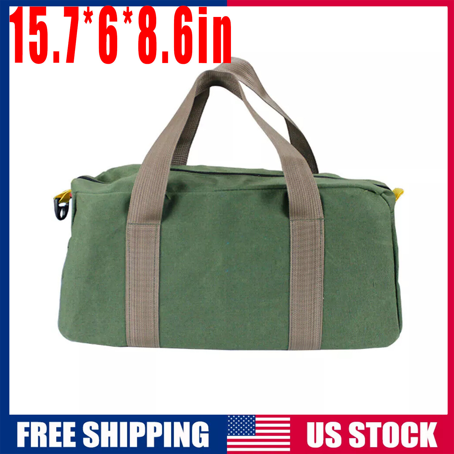 Tool Bag Heavy Duty Carry Tote Storage Work Utility Mechanics Canvas Waterproof