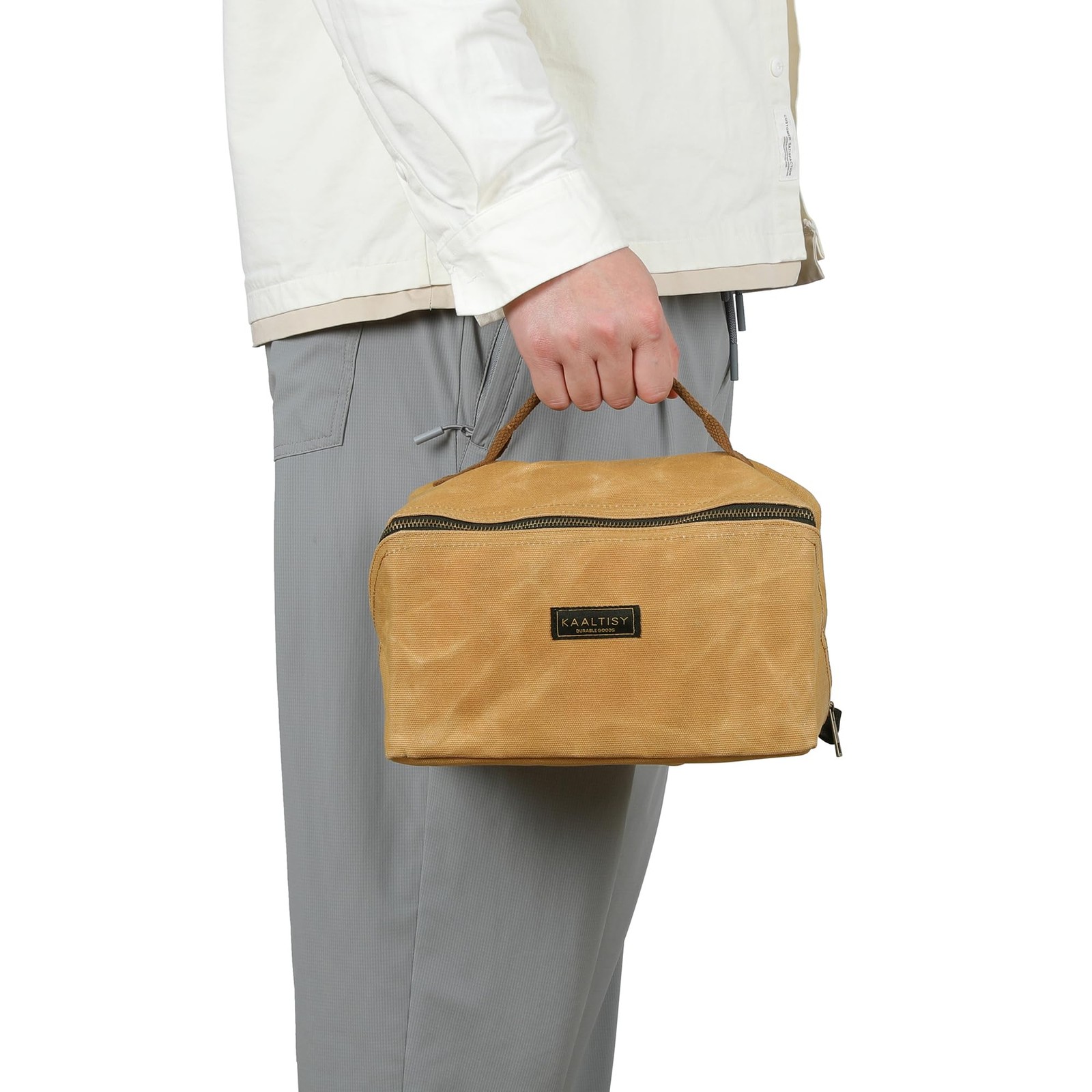 Canvas Tool Bag Zippered Pouch 16 OZ Waxed 9.5″L X 10.5″W X 5.5″H – Storage
