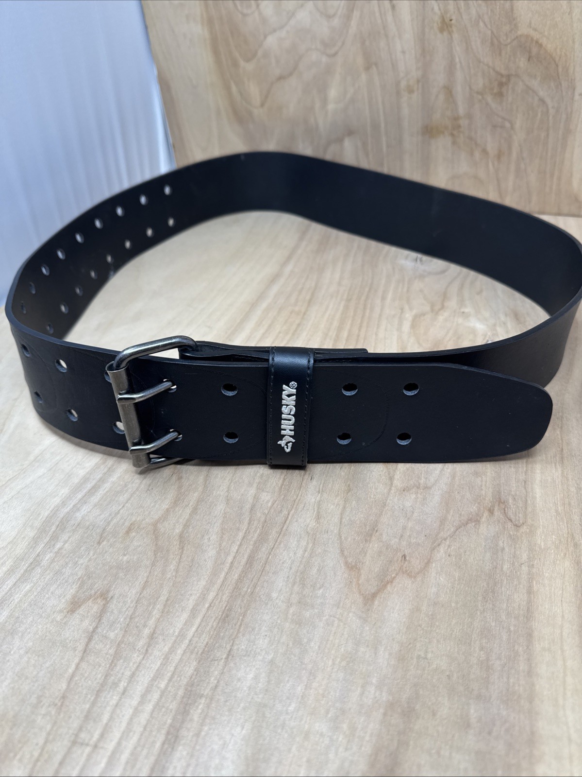 Husky 2-1/2 in. Padded Work Tool Belt Black Ranges 34-56