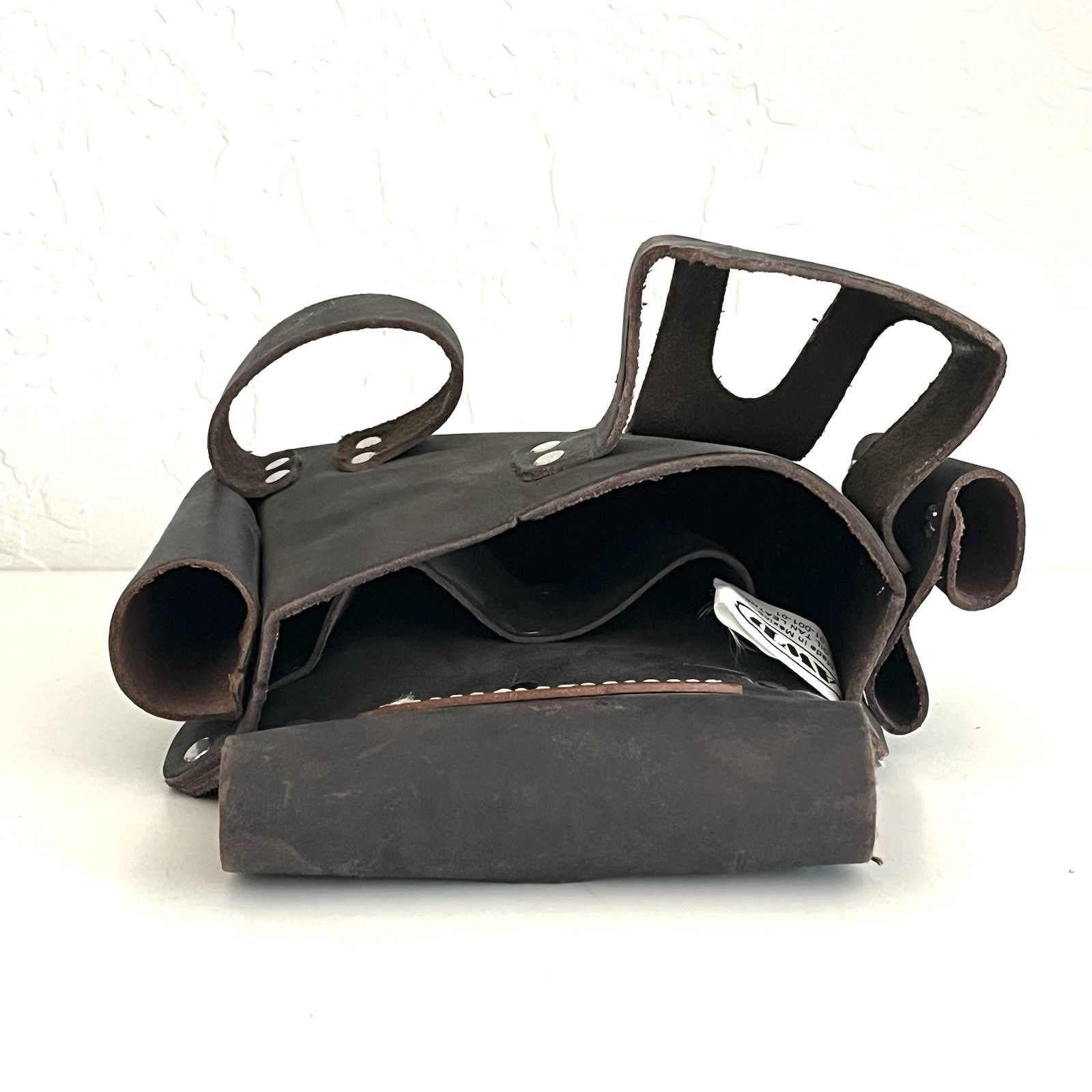 AWP Oil Tan Leather Utility Tool Belt Pouch Holster 01-001-01 Made in Mexico