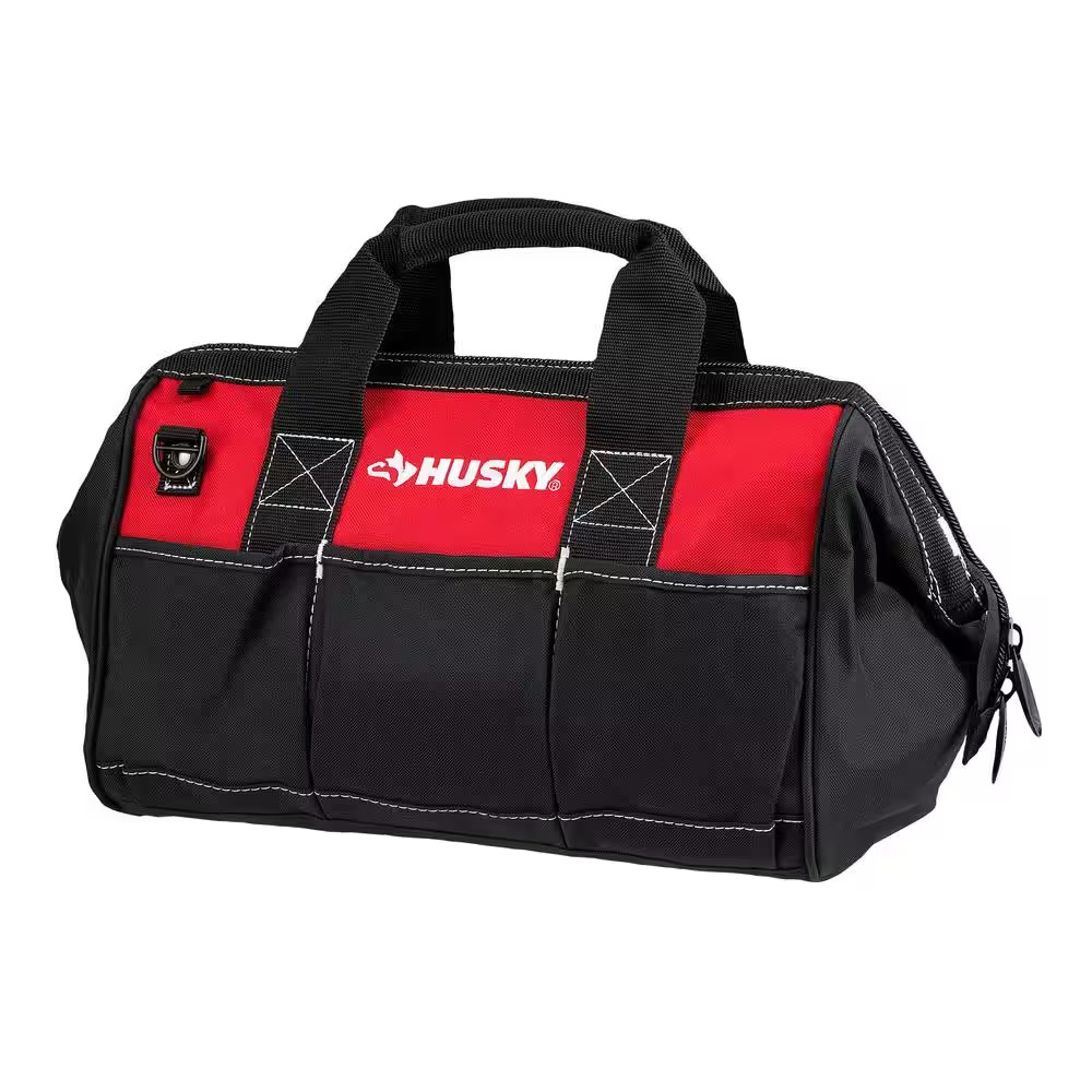 15 In. 8 Pocket Zippered Tool Bag