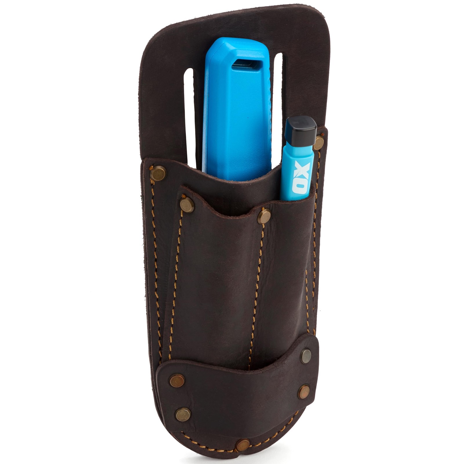 Pro Leather Utility Knife Pouch – Heavy Duty Tool Belt Holder for Box Cutter …