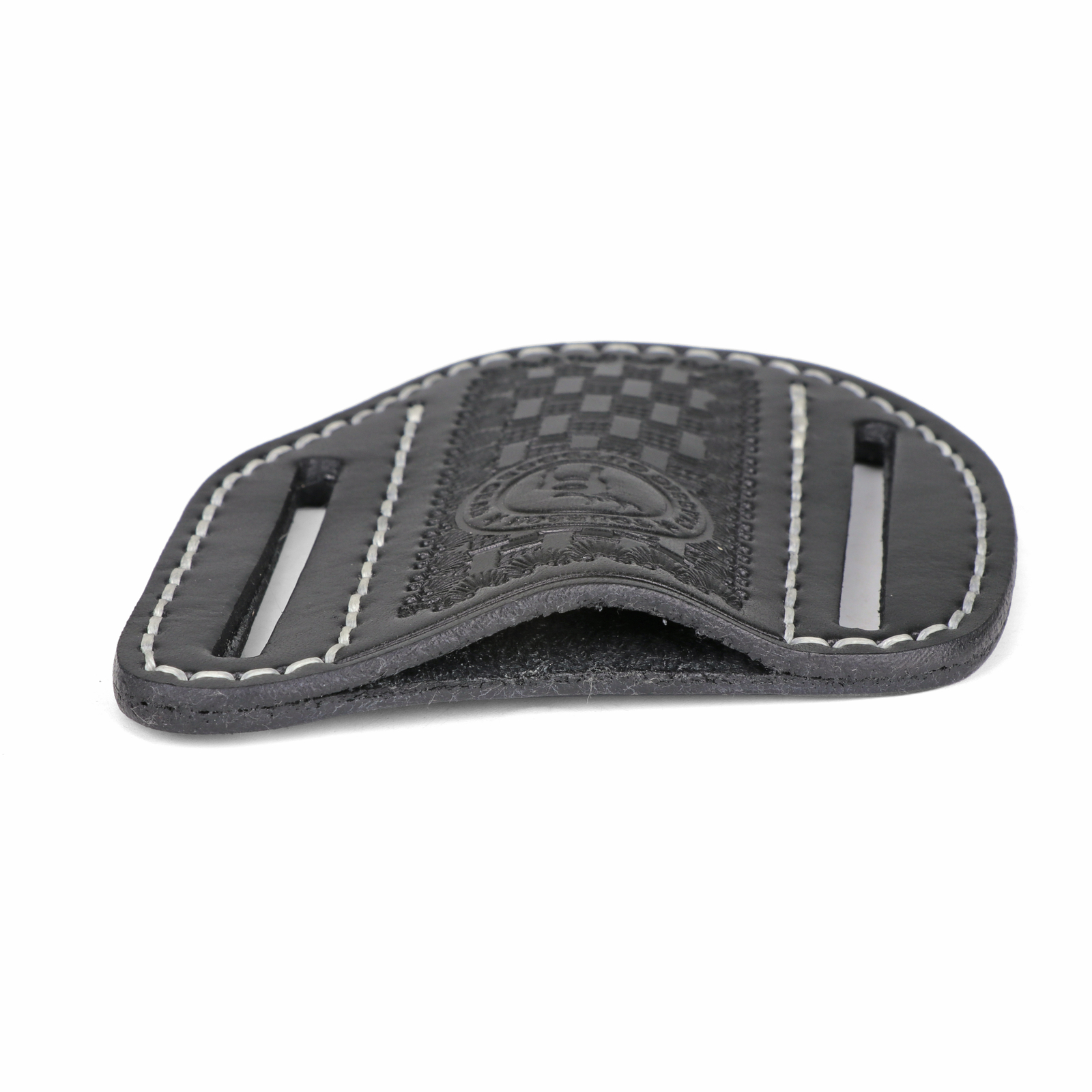 TOURBON Folding Pocket Knife Belt Holster Tool Carry Sheath Cover Gift Black US