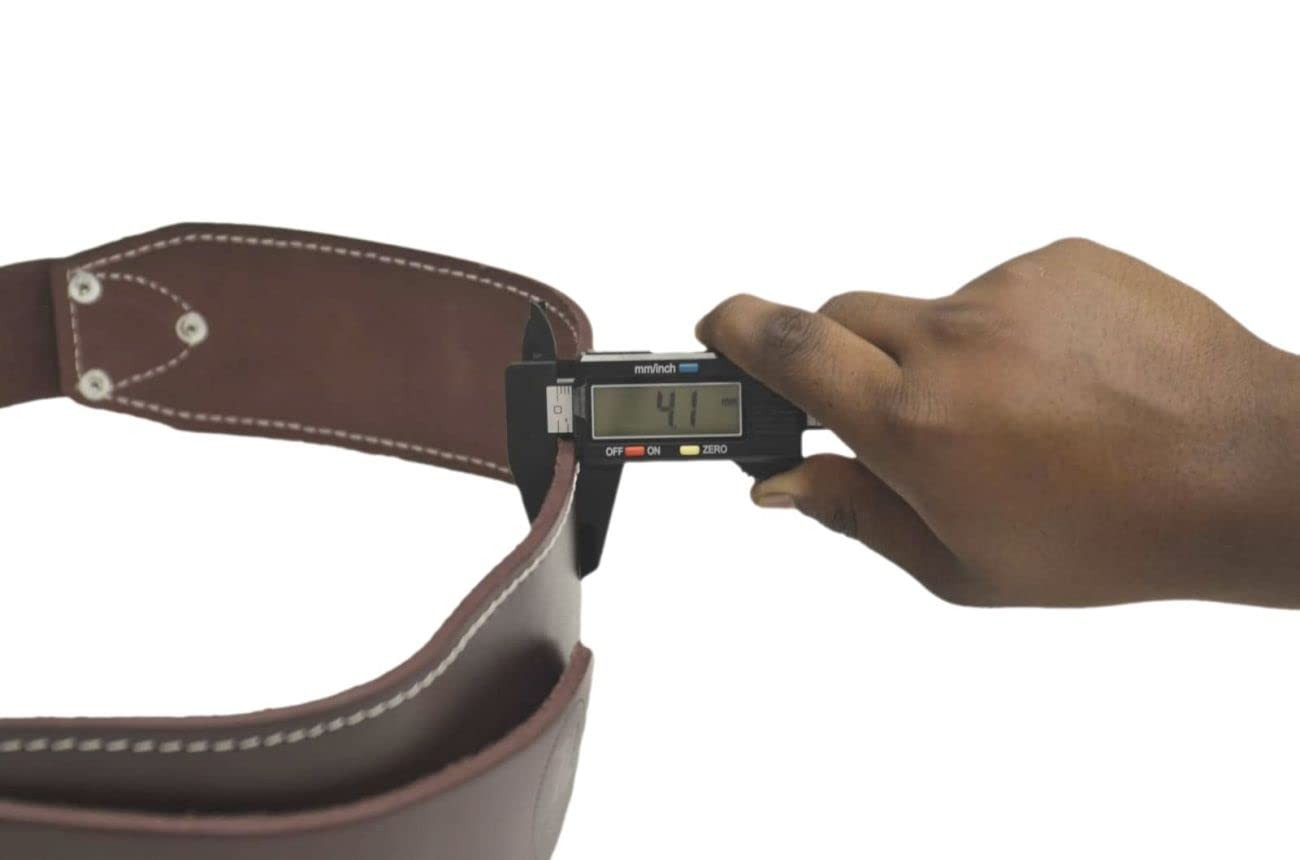 20-176 3in. Heavy Duty Ranger Style Leather Work Belt, Brown