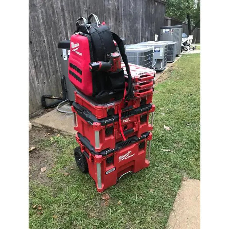15 Inch Packout Tool Backpack Storage Bag Organizer Heavy Duty Tear Resistant
