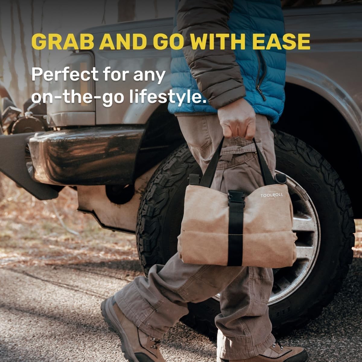 Official Legacy Tool Roll Bag – Stylish 5-Pocket Tool Storage for Professionals
