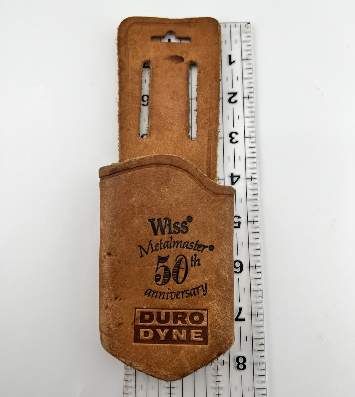 Wiss Metalmaster 50th Anniversary Leather Sheath Tool Holder Tin Snips Holster