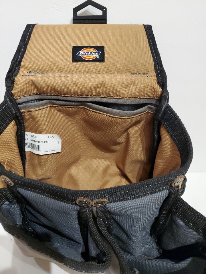 Dickies Canvas Carpenter’s Rig Tool Bag No Belt or Strap Has Wear And Fading