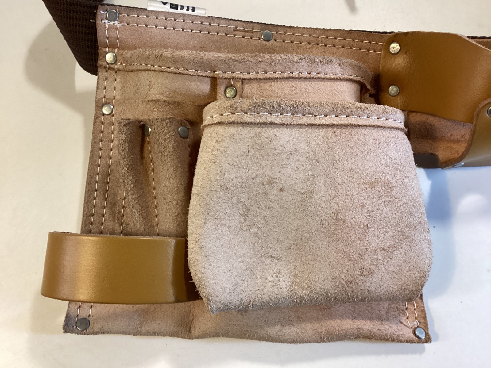 Voyager 10 Pocket Carpenter’s Tool Belt Split Leather Side-Release Buckle