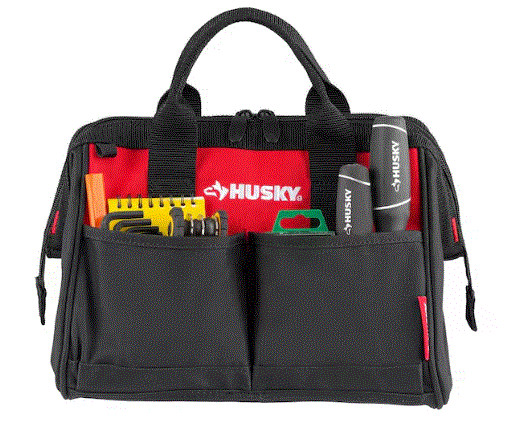 12 in 4 Pocket Zippered Tool Bag