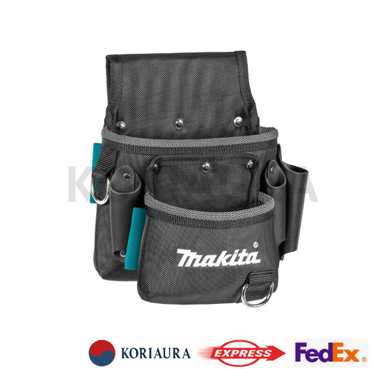 Makita E-15198 Two Pocket Fixings Pouch Tool Belt Storage Organizer Case Genuine