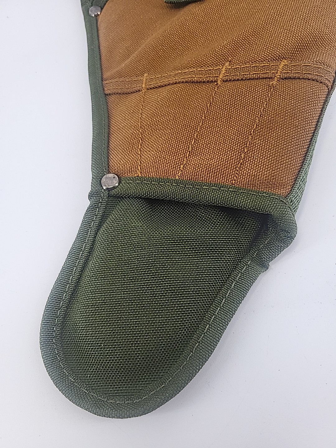 Duck Wear Bucket Boss Canvas Drill Holster Pouch Tool Holder Green Brown