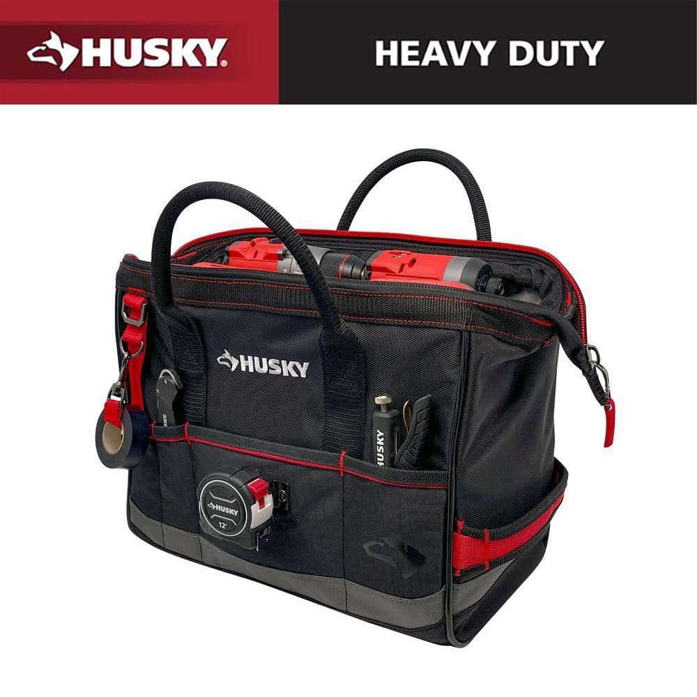 Husky Heavy-Duty 14 in. PRO Tool Bag