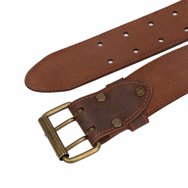 TOURBON Leather Workshop Tool Belt Heavy Duty for Hammer/Axe/Drill/Tape Measure