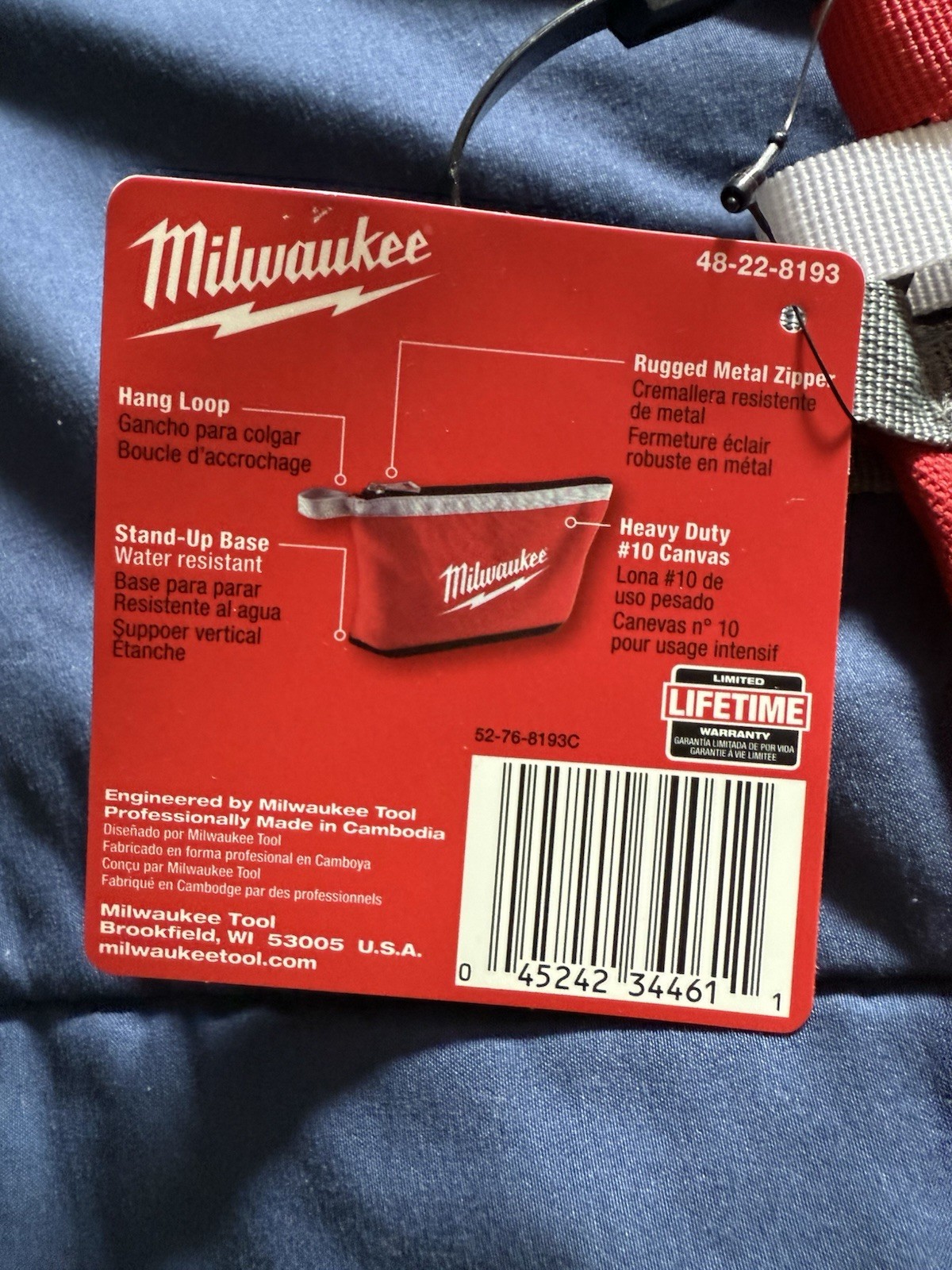 Milwaukee (48-22-8193) Tool Pouch – Pack of 3