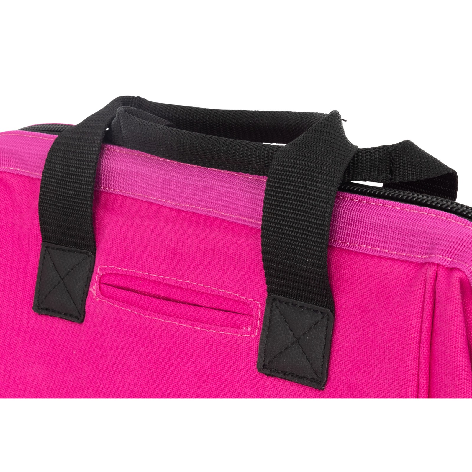Womens Tool Accessory Tote Bag 12 inch with Zipper Closure Pink Dickies 57148