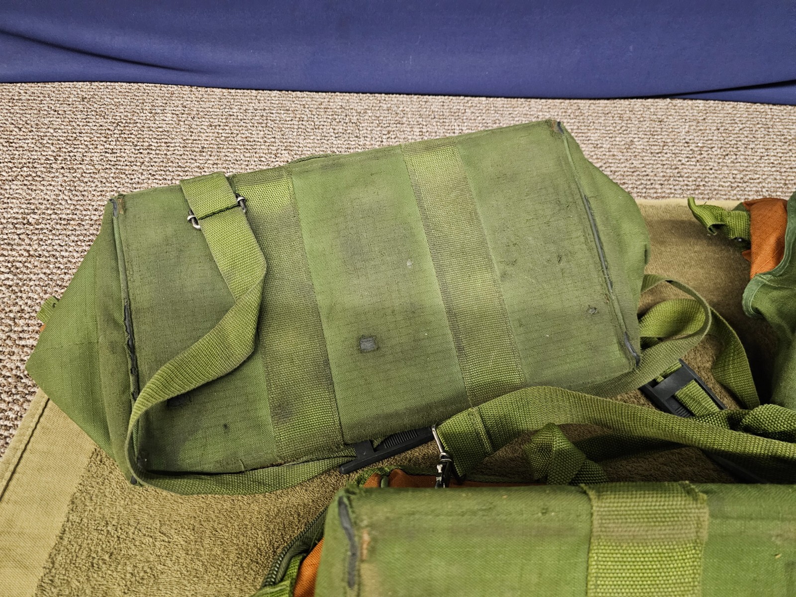 3 Bucket Boss Mechanics Canvas Tool Bags Zipper Bag Green Large Military