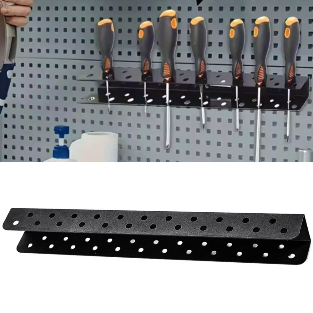 Wall Mount Screwdriver and Pliers Organizer Tool Rack Steel Storage for Garage