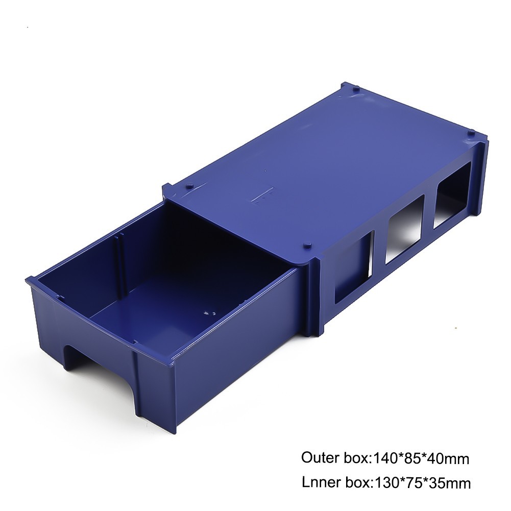 1pcs Sewing Supplies Storage Box Container Plastic Toolbox Transparent