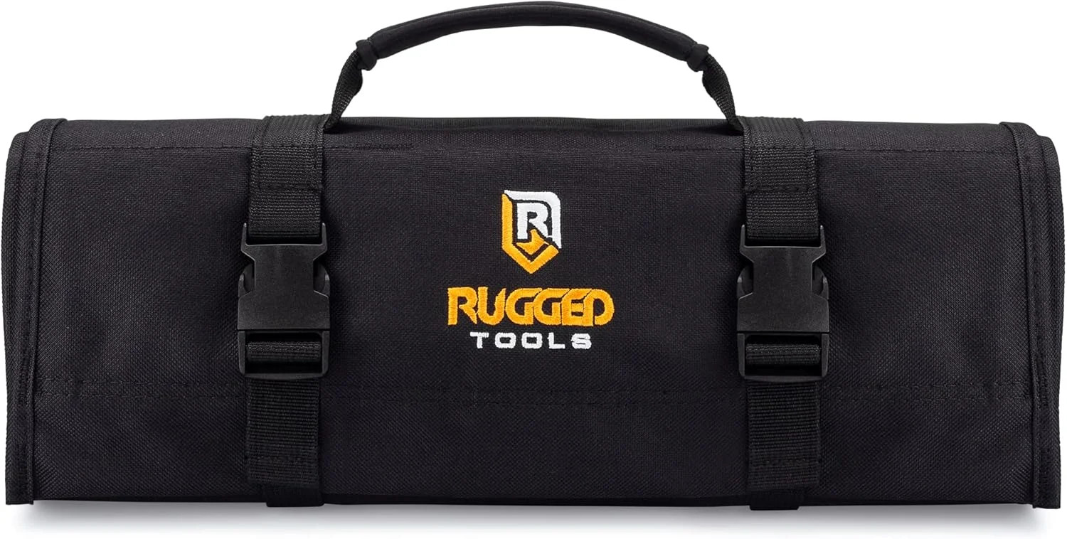 32 Pocket Tool Roll Organizer – Wrench Organizer & Tool Pouch – Wrench Roll Incl