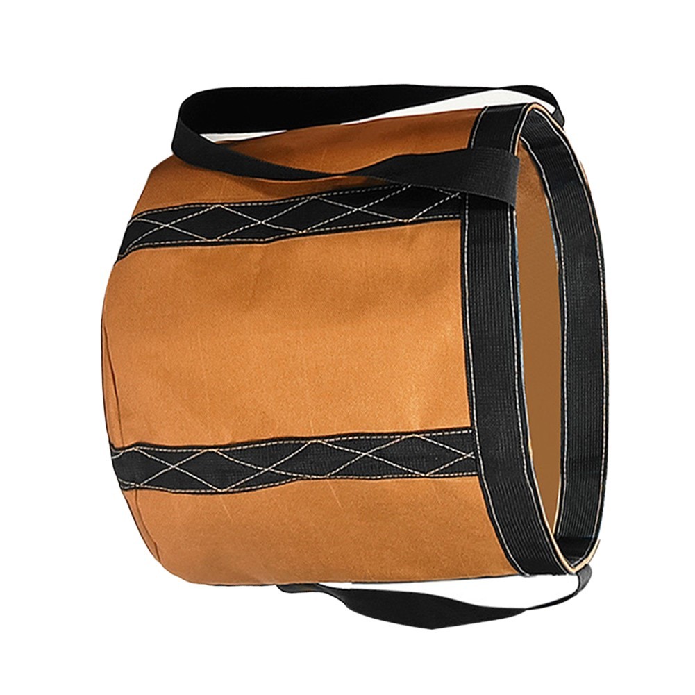 Electrician’s Must Have Large Round Tool Bag Made of Sturdy Oxford Material